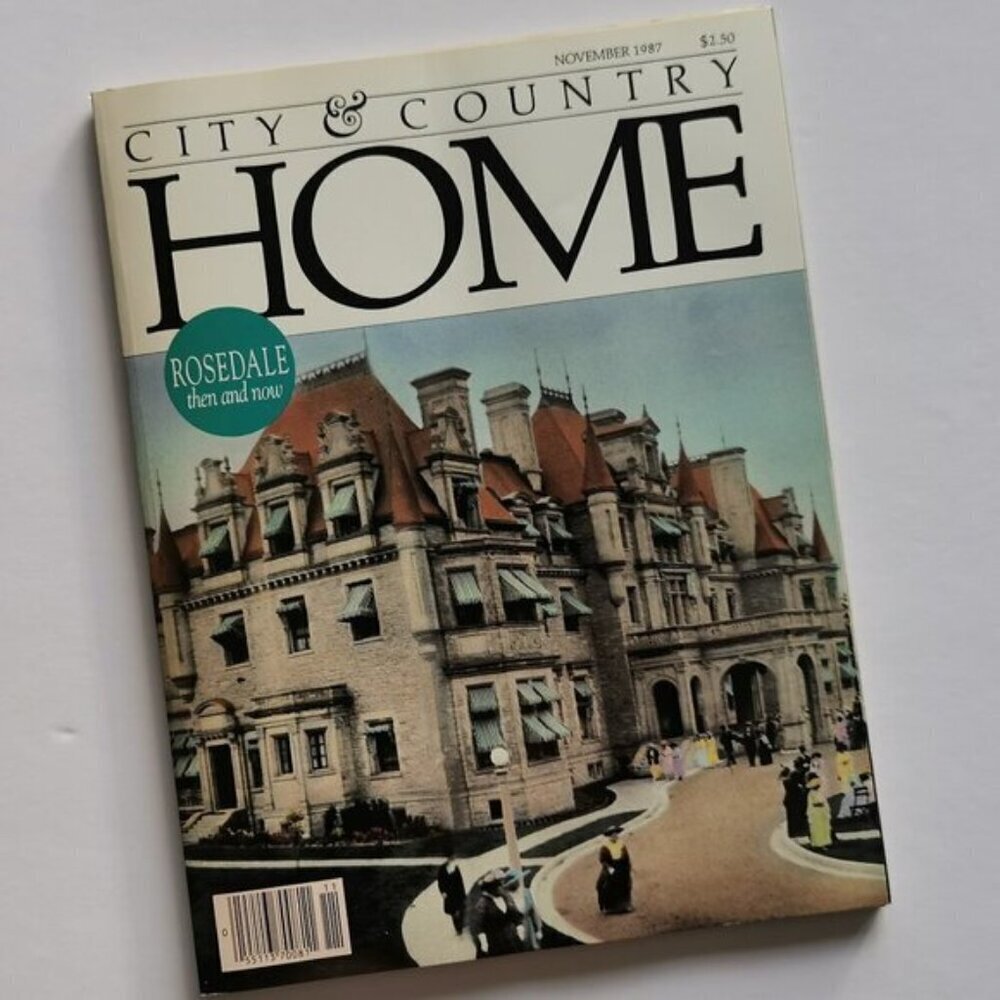 November 1987 City & Country Home Magazine Canadian Lifestyle Interior Design
